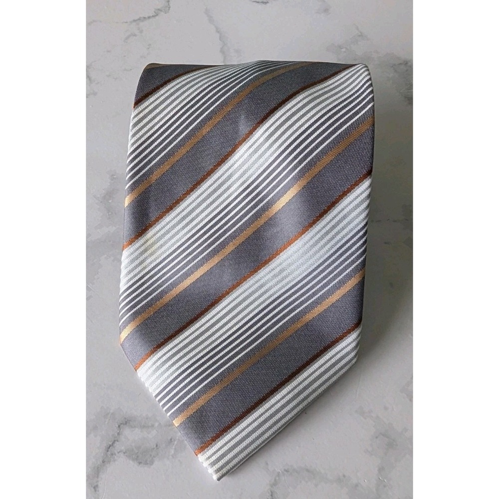 Venetto Collection Repp Tie Preppy Business 100% Polyester